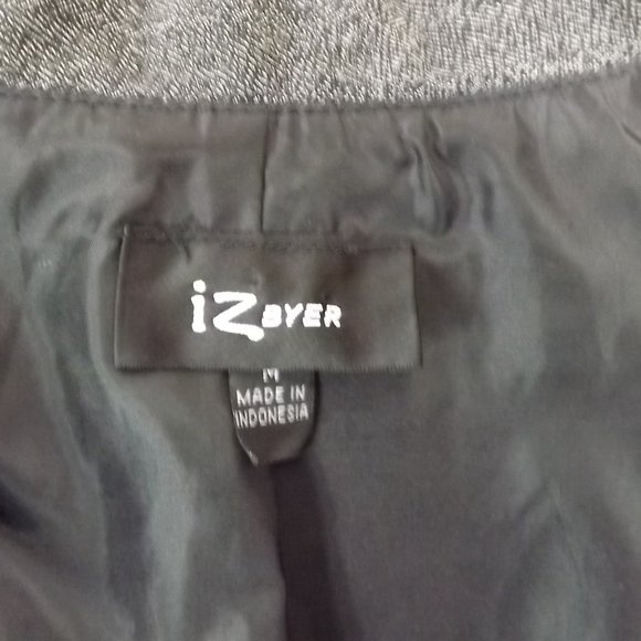 IZ Byer Black and White Tweed Fitted Blazer, Size M - Picture 11 of 13